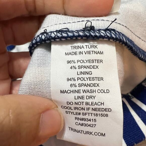 Trina Turk Geometric Dress size Large - Picture 4 of 4